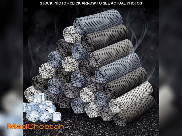 Lot 74-14209656 - Honoson 30 Pcs Cooling Towel Bulk - Neck &amp; Face Cool Chilly Towels Microfiber Breathable Sport S...