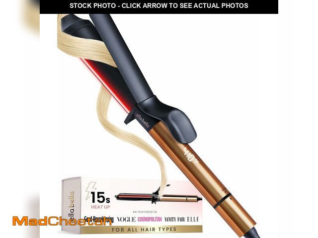 Lot 74-14581673 - ELLA BELLAÂ® Curling Iron 1.5" Professional Ceramic Wand, All Hair Types - USED