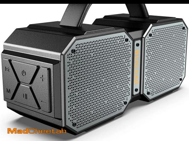 Lot 74-12324549 - BUGANI Shock Bluetooth Speaker, Portable Bluetooth 5.3, Waterproof, 60W Super Power, Outdoor Speaker...