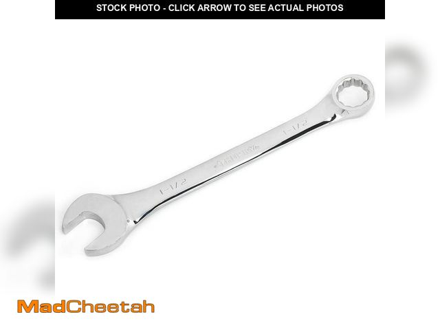 Lot 74-12465049 - Husky 1-1/2 in. 12-Point SAE Full Polish Combination Wrench - UNUSED