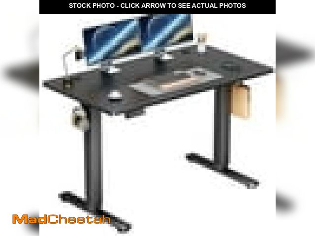 Lot 74-12482042 - edx Electric Standing Desk Height Adjustable Desk 48 X 24 Inches Ergonomic Stand Up Desk With Memory...