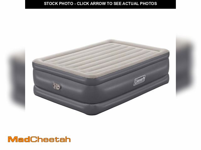 Lot 74-12885844 - Coleman Tritech Air Mattress Full 22" with Built-in AC Pump - USED
