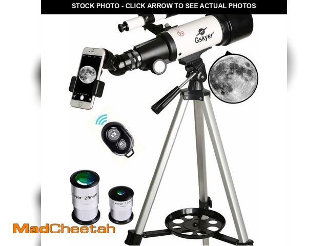 Lot 74-13709720 - Gskyer Telescope, 70mm Aperture 400mm AZ Mount Astronomical Refracting Telescope for Kids Beginners ...