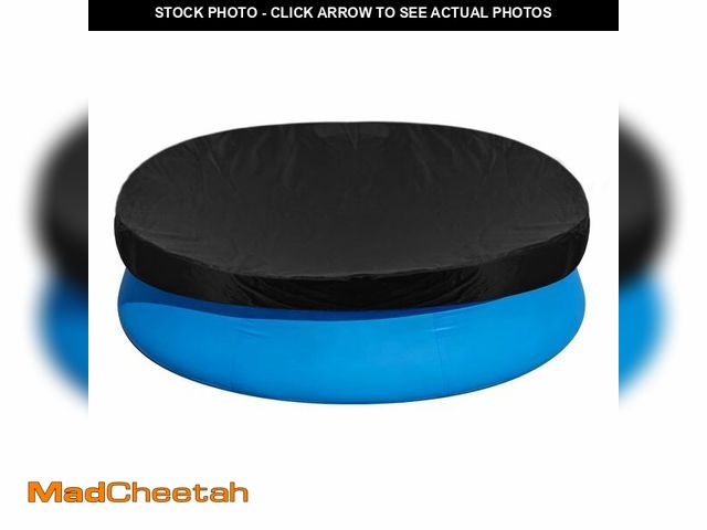 Lot 74-14204996 - 12ft Round Pool Cover Compatible with Intex Bestway Inflatable Above Ground Pool Round Easy Set Pool...