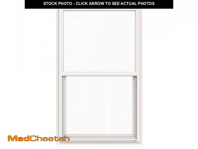 Lot 74-11187474 - JELD-WEN 36 in. x 60 in. V-4500 Series White Single-Hung Vinyl Window with Fiberglass Mesh Screen - ...