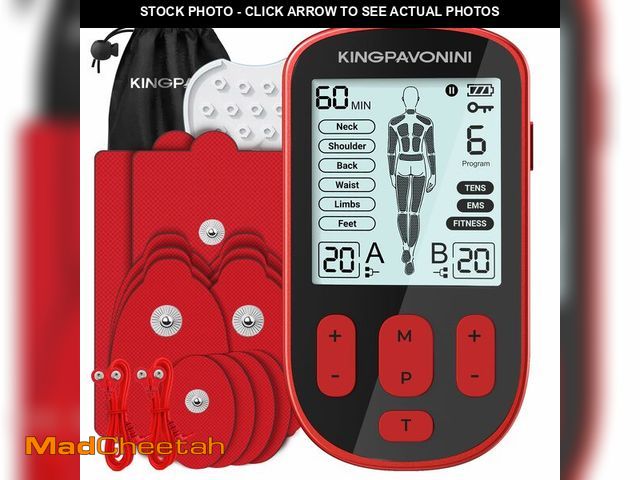 Lot 74-14428176 - KingPavonini TENS Unit Muscle Stimulator for Back Pain Relief, Model SM9055 - UNUSED