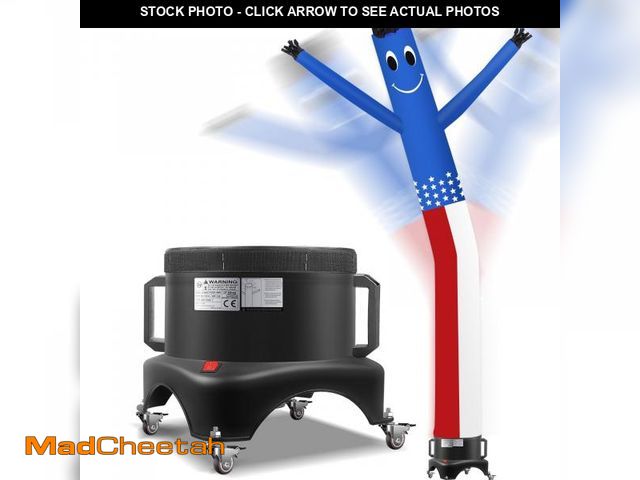 Lot 74-12419233 - FixOasis 12FT Flag Inflatable Dancing Man with 3/4HP Blower, Highly Durable and Tear Resistant Polye...