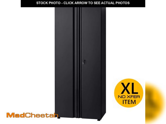 Lot 74-14326921 - Husky Regular Duty Welded Steel Garage Storage  Wall Cabinet ONLY in Black - UNUSED