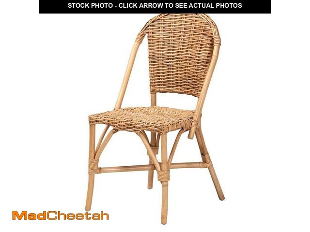 Lot 74-12900833 - bali &amp; pari Neola Natural Rattan Dining Chair - UNUSED