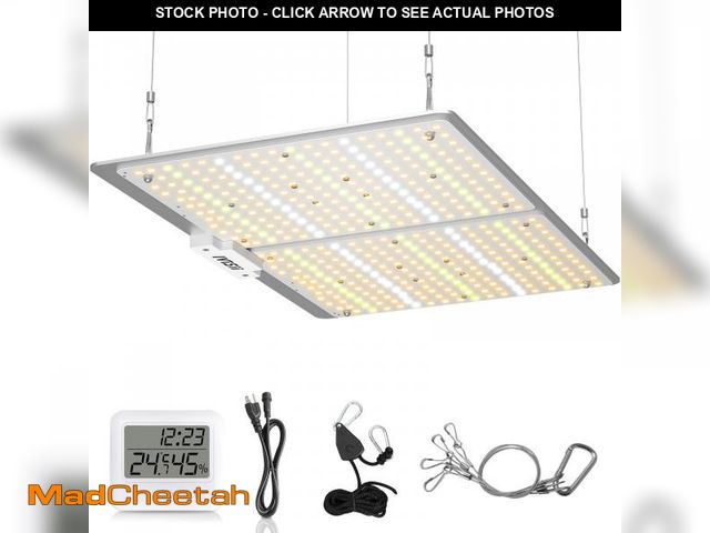 Lot 74-12149685 - Grow Lights for Indoor Plants, Full Spectrum Plant Light, with 200W High Efficiency &amp; Dimmable L...