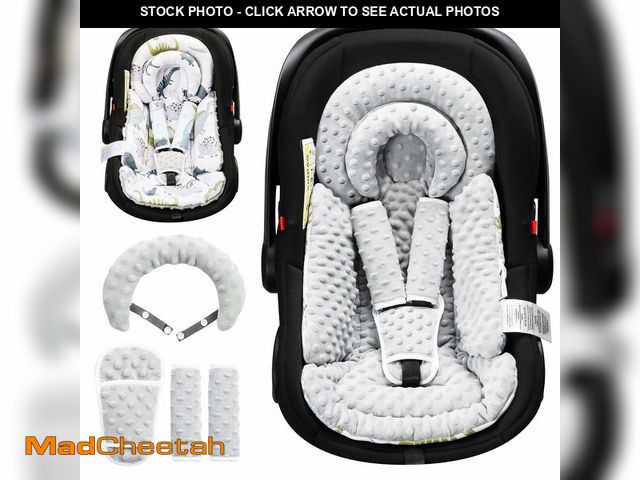 Lot 74-12601084 - BOMOLOUR Infant Car Seat Insert with Removable Cushion for Baby Preemie Newborn Infant, Reversible c...