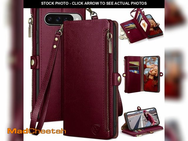 Lot 74-14215365 - XcaseBar compatible with Ã¢â¬ÅGoogle Pixel 10/10 Pro 6.3" Wallet case with Zipper Credit Card Hold...