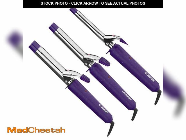 Lot 74-14046433 - Conair Supreme Curling Iron Combo Pack, 1/2", 3/4", &amp; 1", Set of 3 - UNUSED