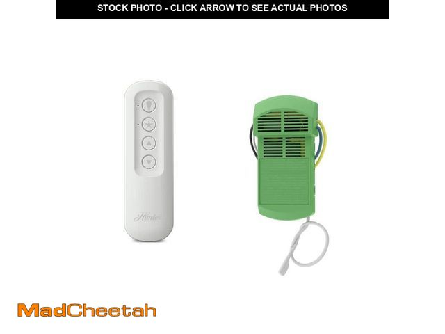 Lot 74-12893484 - Hunter Universal 3 Speed Damp Rated Ceiling Fan Handheld Remote Control White - UNUSED