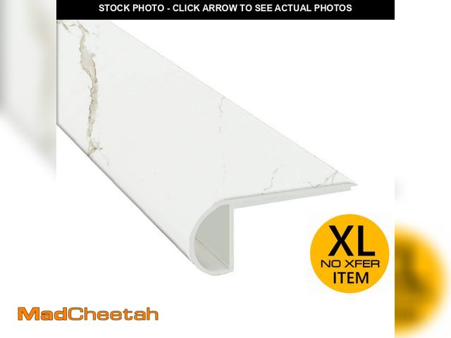 Lot 74-14393301 - A&amp;A Surfaces Eddinger 3/4 in. T x 2.75 in. W x 94 in. L Luxury Vinyl Flush Stair Nose Molding - ...
