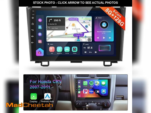 Lot 74-12211960 - Ã£â¬Â4G LTE/5GWiFiÃ£â¬â 8Core 8G 128G Wireless Carplay for Honda CRV 2007-2011 Car Stereo with ...