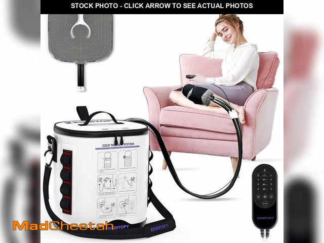 Lot 74-12958984 - Cold Therapy Machine with Programmable Timer, Portable Ice Machine for Knee After Surgery, Knee Repl...