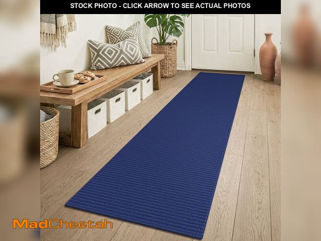 Lot 74-14149451 - KOZYFLY 2x6 Washable Runner Rug, Non Slip Runners for Hallway, Woven Entryway Runner, Braided Floor ...