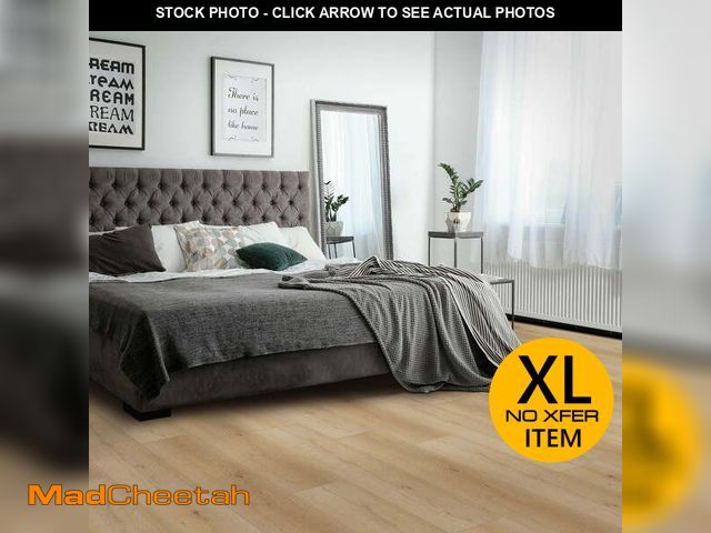 Lot 74-12862344 - Select Surfaces Riverside Vinyl Plank Flooring 18.60sq ft per case (3 cases 55.8 sq ft) - UNUSED