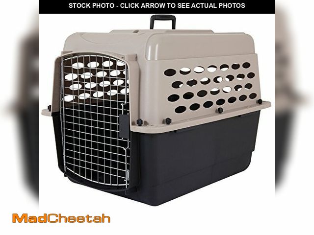 Lot 74-12366256 - (MISSING CAGE DOOR) Petmate Vari Dog Kennel - Portable Dog Carriers &amp; Crates for Medium Dogs, Ai...