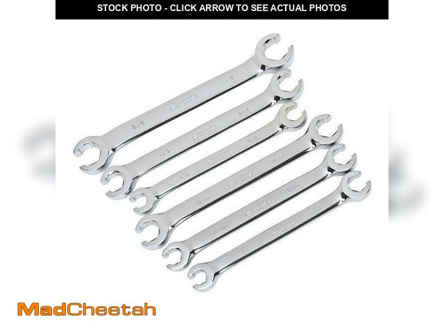 Lot 74-12558002 - Husky SAE &amp; MM Flare Nut Wrench Set (6-Piece) - UNUSED