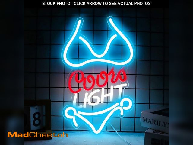 Lot 74-14060820 - JFLLamp Drinks Neon Signs for Wall Decor Neon Lights for Bedroom Led Business Signs Suitable for Man...