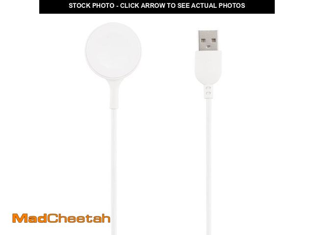 Lot 74-12527101 - Onn. 6FT Smart Watch Charger for Apple Watch, Compatible with All Apple Watch Series.White - UNUSED