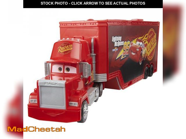 Lot 74-12309908 - Mattel Disney and Pixar Cars Transforming Mack Playset, 2-in-1 Toy Truck &amp; Tune-Up Station with ...
