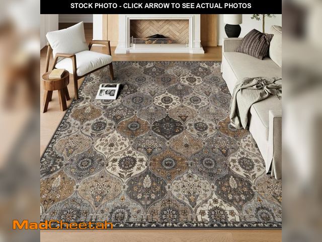 Lot 74-12167568 - Lahome Moroccan Trellis 9x12 Rug for Living Room, Soft 9x12 Area Rug for Bedroom Dining Room, Ultra-...
