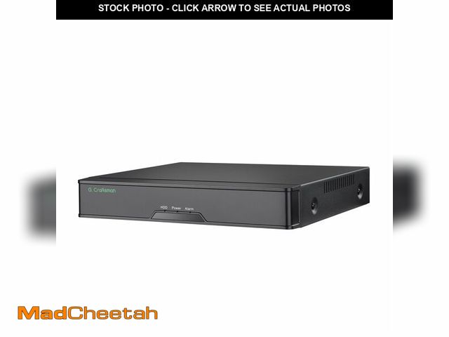 Lot 74-13569374 - G.Craftsman 8CH PoE NVR with 4K HDMI Output, H.265, Supports 8TB HDD, ONVIF, Smart Detection, for CC...