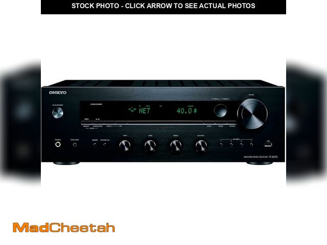 Lot 74-14591363 - Onkyo TX-8470 2 Channel Stereo Receiver with Wi-Fi, Bluetooth, Phono, Hi-Res Audio and Roon Ready - ...