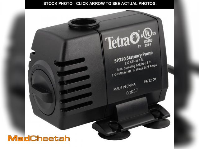 Lot 74-12443167 - TetraPond Statuary Pump 330, Powers Medium and Large Fountains - UNUSED