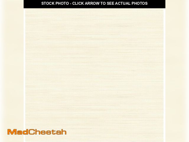 Lot 74-14072602 - NuWallpaper x Society Social Cream Cashmere Classic Faux Grasscloth Peel and Stick Wallpaper, Textur...