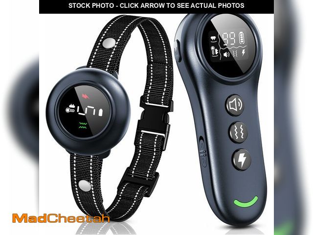 Lot 74-14055761 - 2-in-1 Dog Shock Collar &amp; Dog Bark Collar - Smart Anti Barking Dog Training Collar with 5 Adjust...
