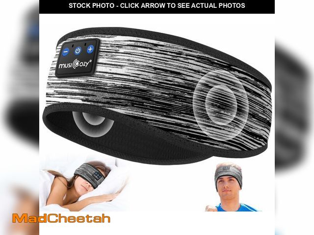 Lot 74-12703957 - MUSICOZY Sleep Headphones Bluetooth 5.4 Headband, Wireless Earphones Music Sleep Earbuds Sleeping Ey...
