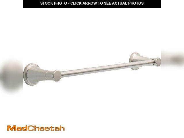 Lot 74-14374452 - Delta Casara 18 in. Wall Mount Towel Bar Bath Hardware Accessory in Brushed Nickel - UNUSED