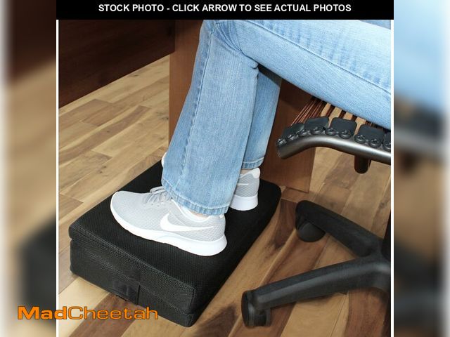 Lot 74-12973562 - InteVision 4-in-1 Footrest for Added Height - Premium Foam Foot Cushion Works Great for Under Desk o...