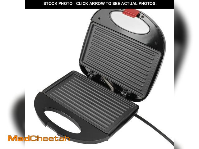 Lot 74-13621469 - 750W Panini Press, Sandwich Maker Nonstick Panini Sandwich Maker Double Sided Indoor Grill Sandwich ...
