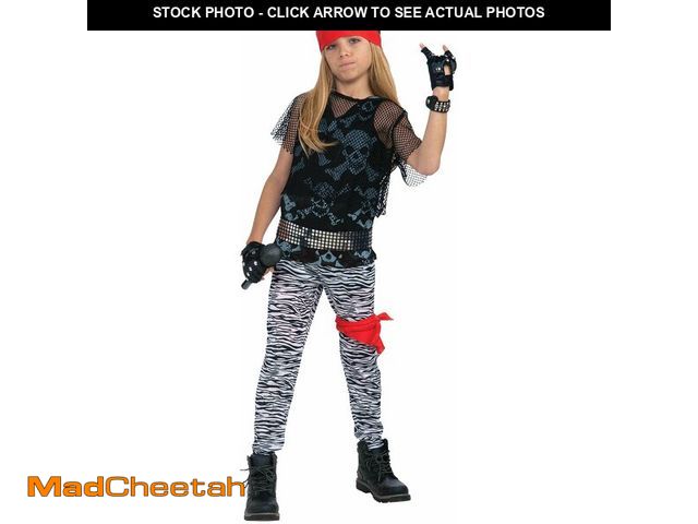 Lot 74-12972212 - Forum Novelties 80's Rock Star Child Boy's Costume, Large - USED