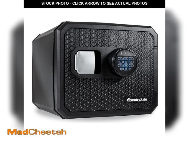 Lot 74-12675413 - SentrySafe 0.81 cu. ft. Waterproof and Fireproof Safe for Home with Backlit Digital Keypad and Adjus...