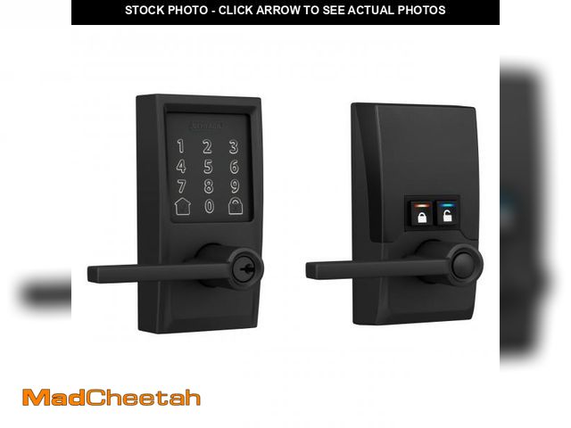 Lot 74-12220462 - Schlage FE789WBCEN622LAT Encode Century WiFi Latitude Lever Smart Keyless Entry Touchscreen Door Loc...
