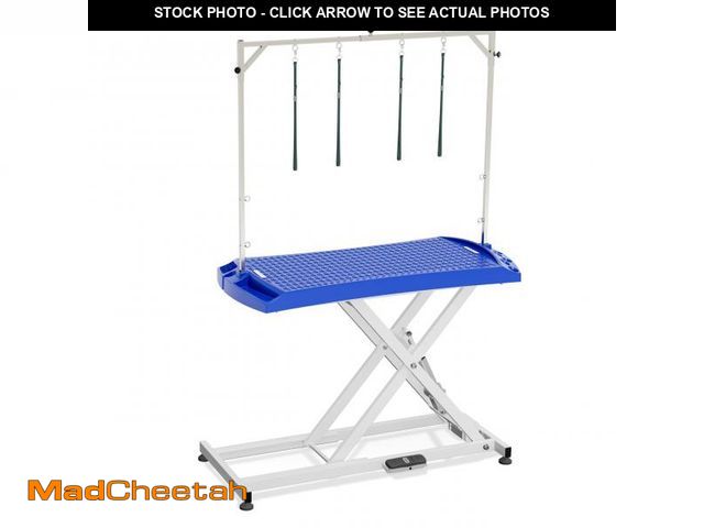 Lot 74-12163492 - Burano Electric Dog Grooming Table 51.2", Heavy Duty, Integrated Anti-Slip Tabletop, Height Adjustab...