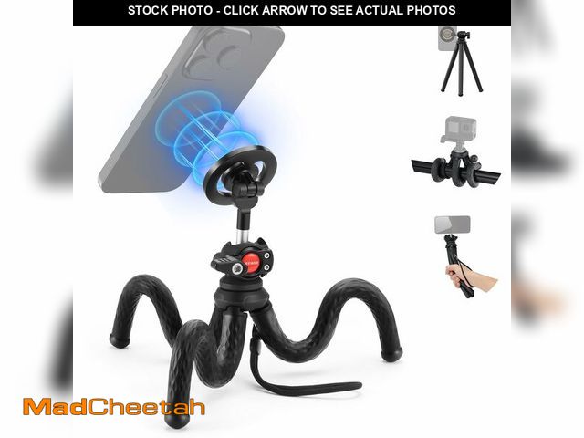 Lot 74-12704065 - NEEWER Magnetic Flexible Phone Tripod Compatible with Magsafe iPhone 15 Pro Max 14 Series Android, M...