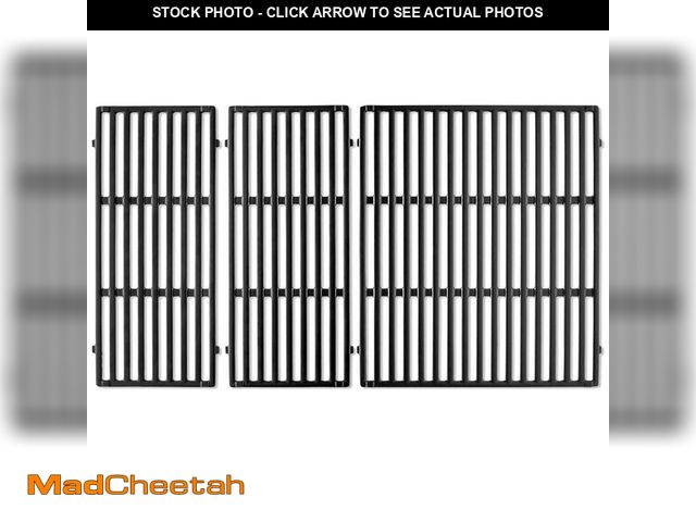 Lot 74-12692734 - Weber Crafted Cooking Grates, for Genesis 400 series, Porcelain-Enameled Cast Iron - UNUSED