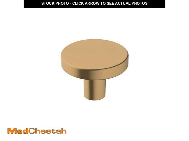 Lot 74-14586859 - Versa 1-3/8 in. (35mm) Modern Champagne Bronze Round Cabinet Knob ( set of 14) - UNUSED