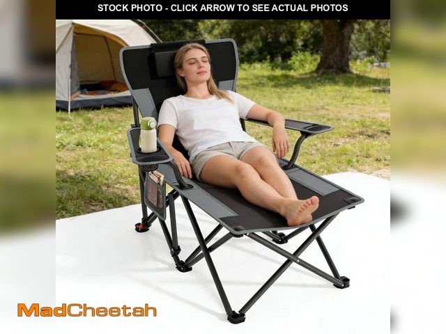 MadCheetah.com - Lot 74-14936837 - SEEUTEK Adjustable Camping Chair ...