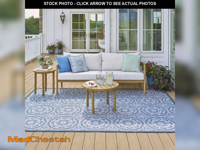 Lot 74-12406355 - (MISSING CUSHIONS) Better Homes &amp; Gardens Astrid 3-Piece Steel Outdoor Sofa &amp; Table Set, Cre...