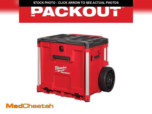 Lot 74-14602761 - Milwaukee PACKOUT 19 in. Rolling Drawer Tool Box 48-22-8420 - UNUSED