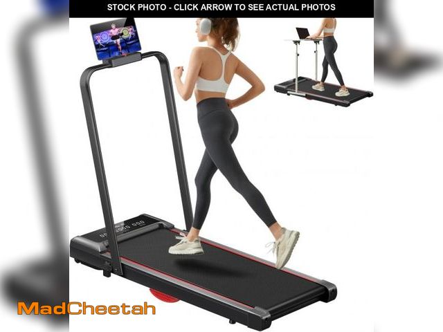 Lot 74-12166979 - 14% Incline Walking Pad Treadmills for Home and Office, 3-in-1 Portable Under Desk Treadmill, Foldin...
