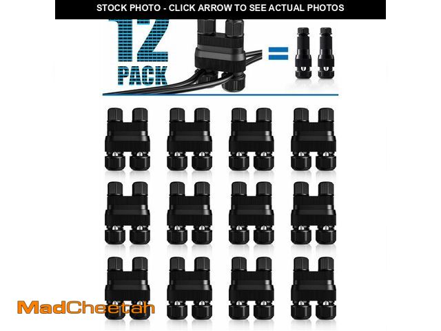 Lot 74-14153370 - SUNVIE Fastlock2 Low Voltage Landscape Lighting Wire Connector Landscape Light Connectors Waterproof...